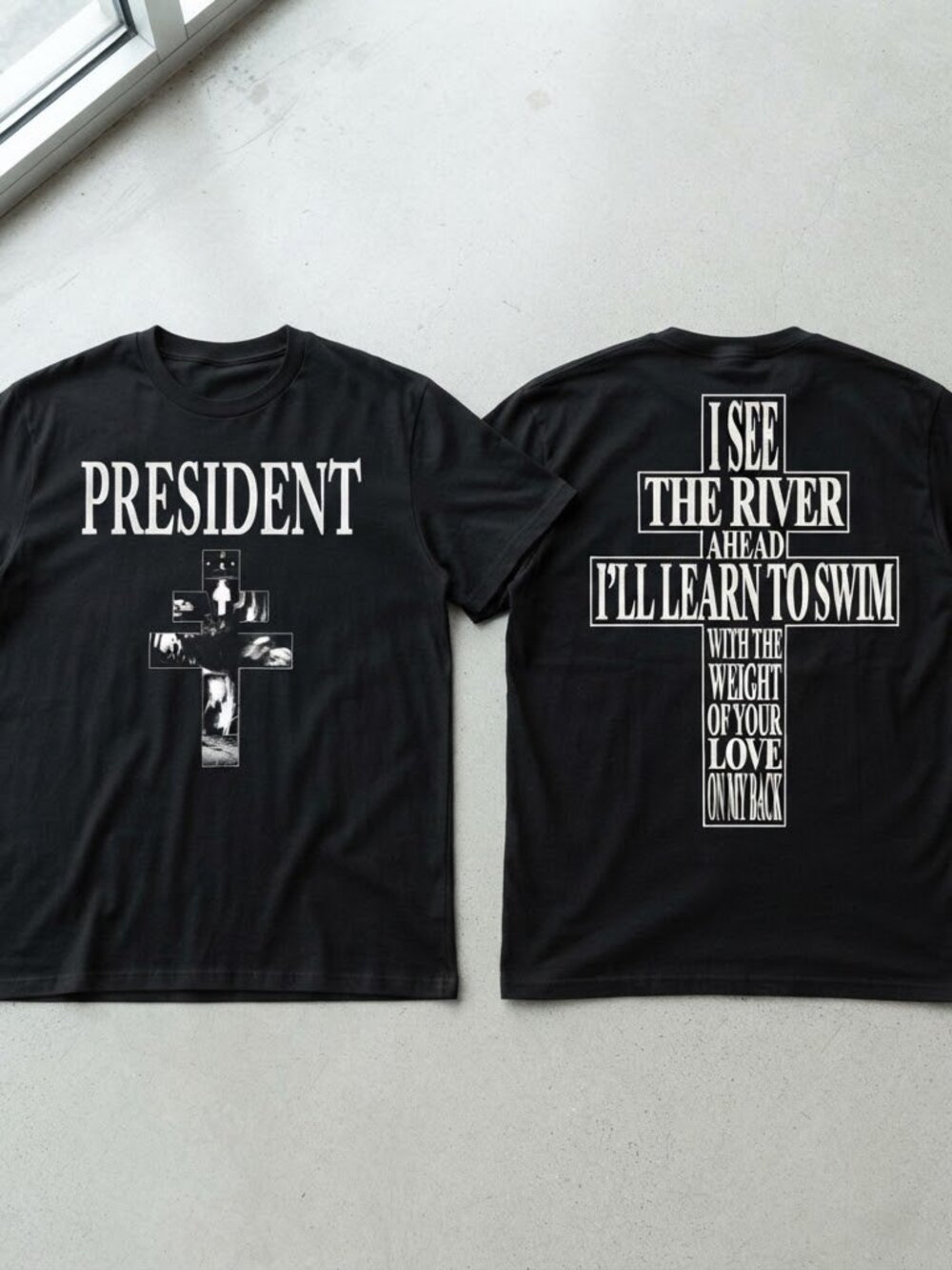 President Blood Of Your Empire North American Campaign 2026 Cross Black T-Shirt